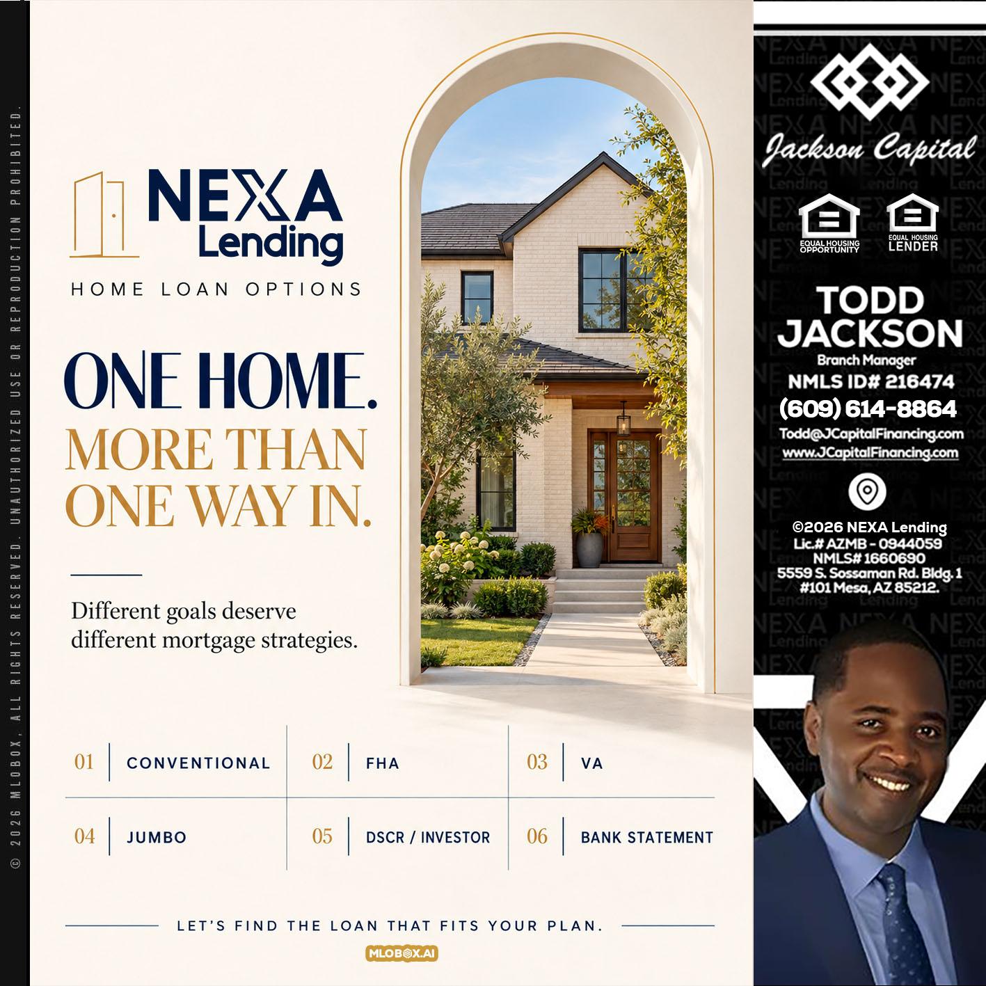 ONE HOME - Jackson Capital -Branch Manager