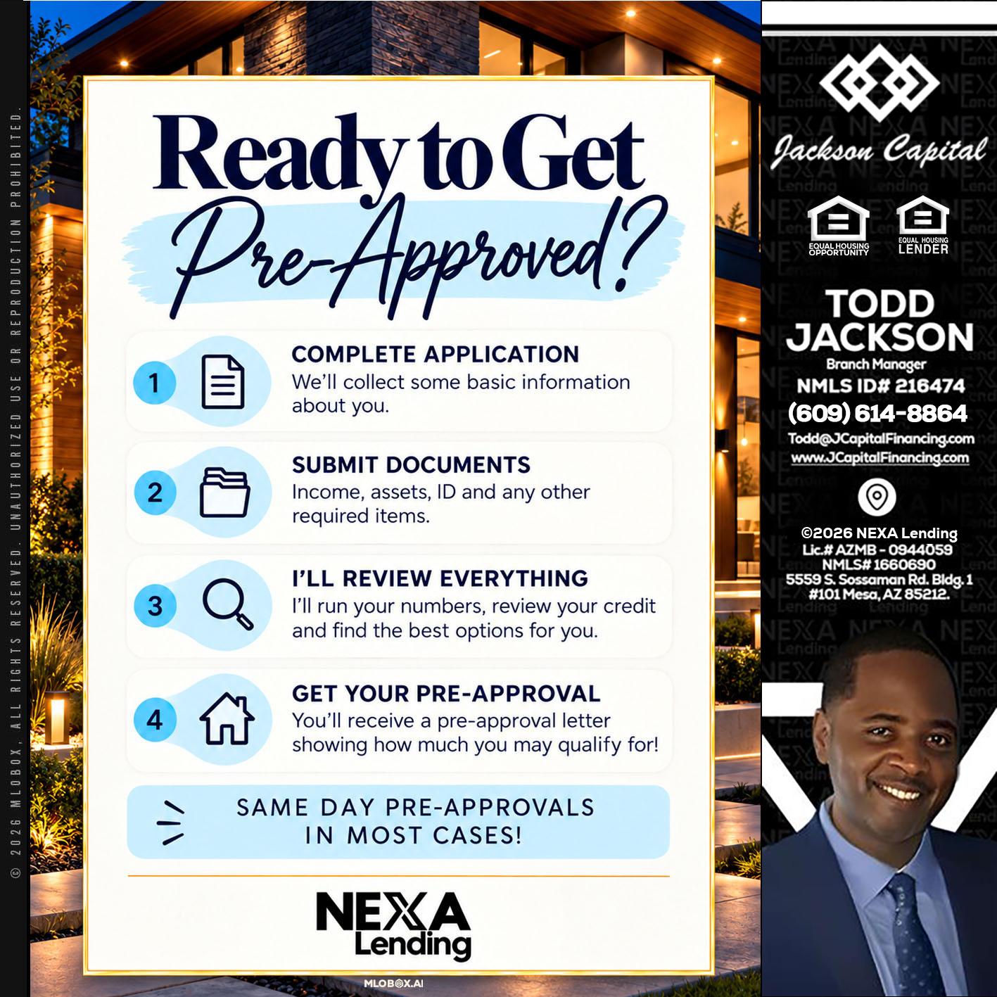 ready to get - Jackson Capital -Branch Manager