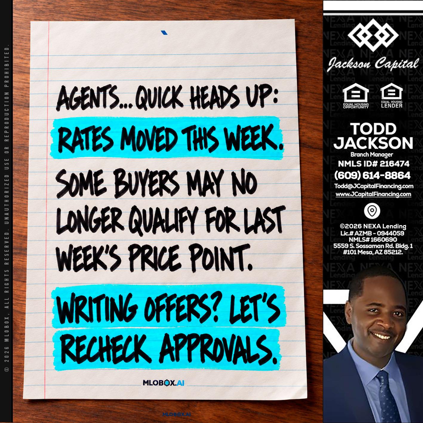 AGENTS - Jackson Capital -Branch Manager