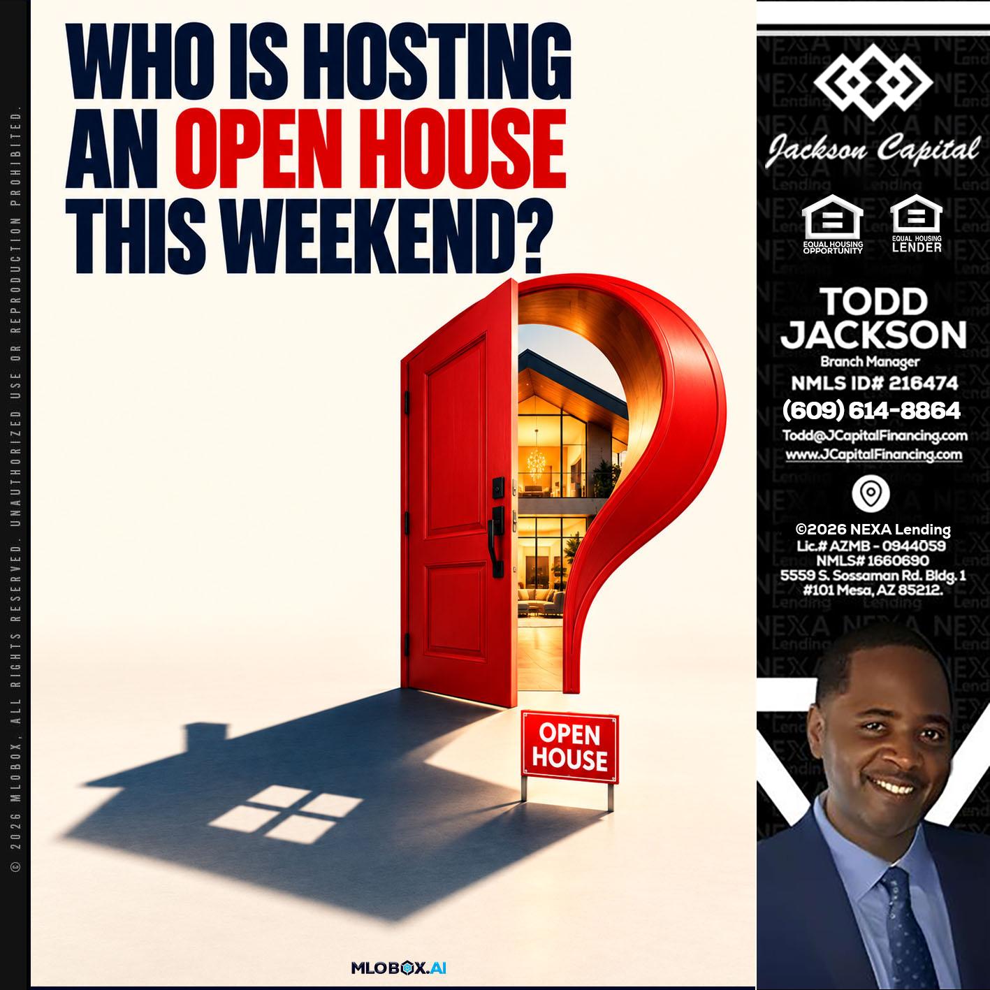 who is hosting - Jackson Capital -Branch Manager
