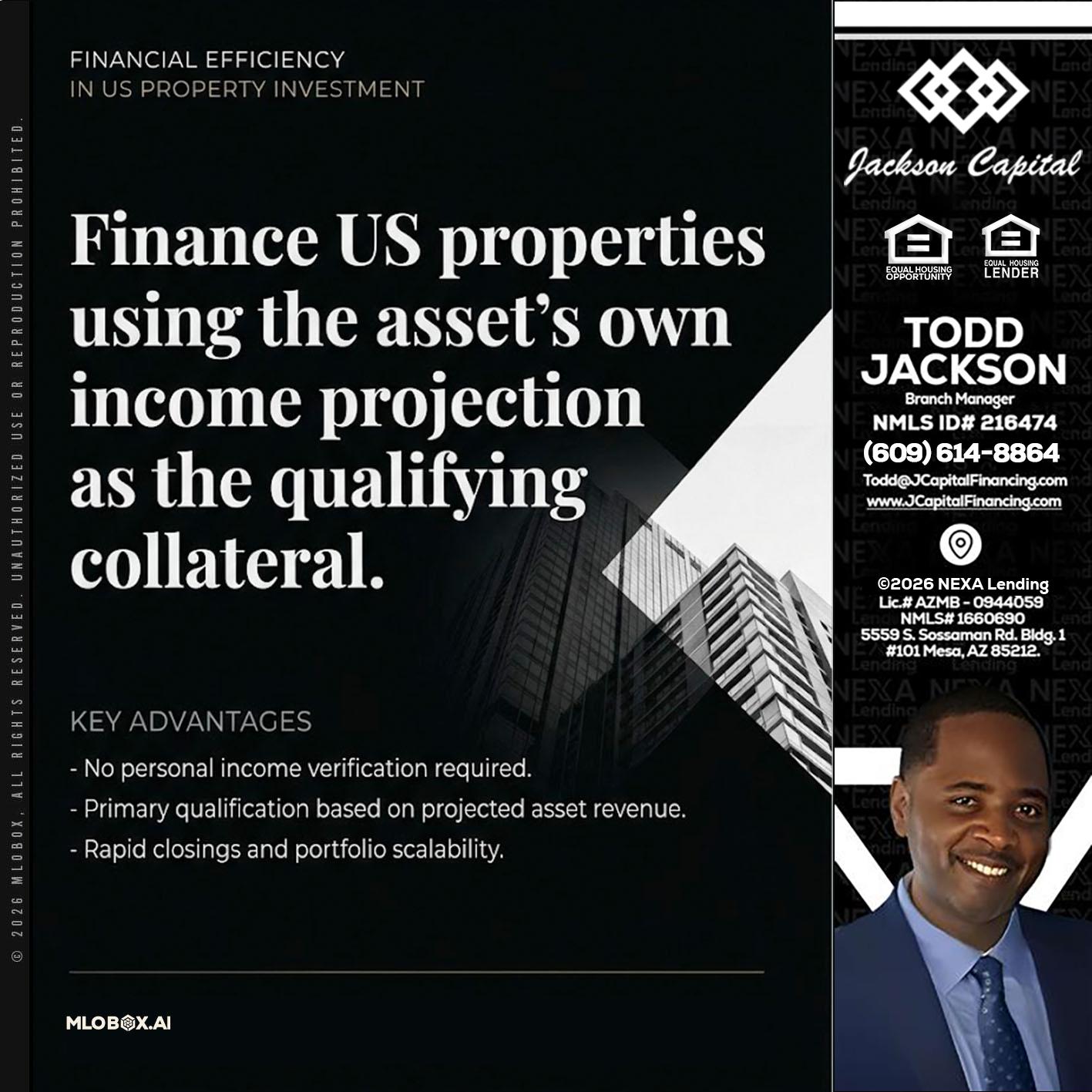 finance US - Jackson Capital -Branch Manager