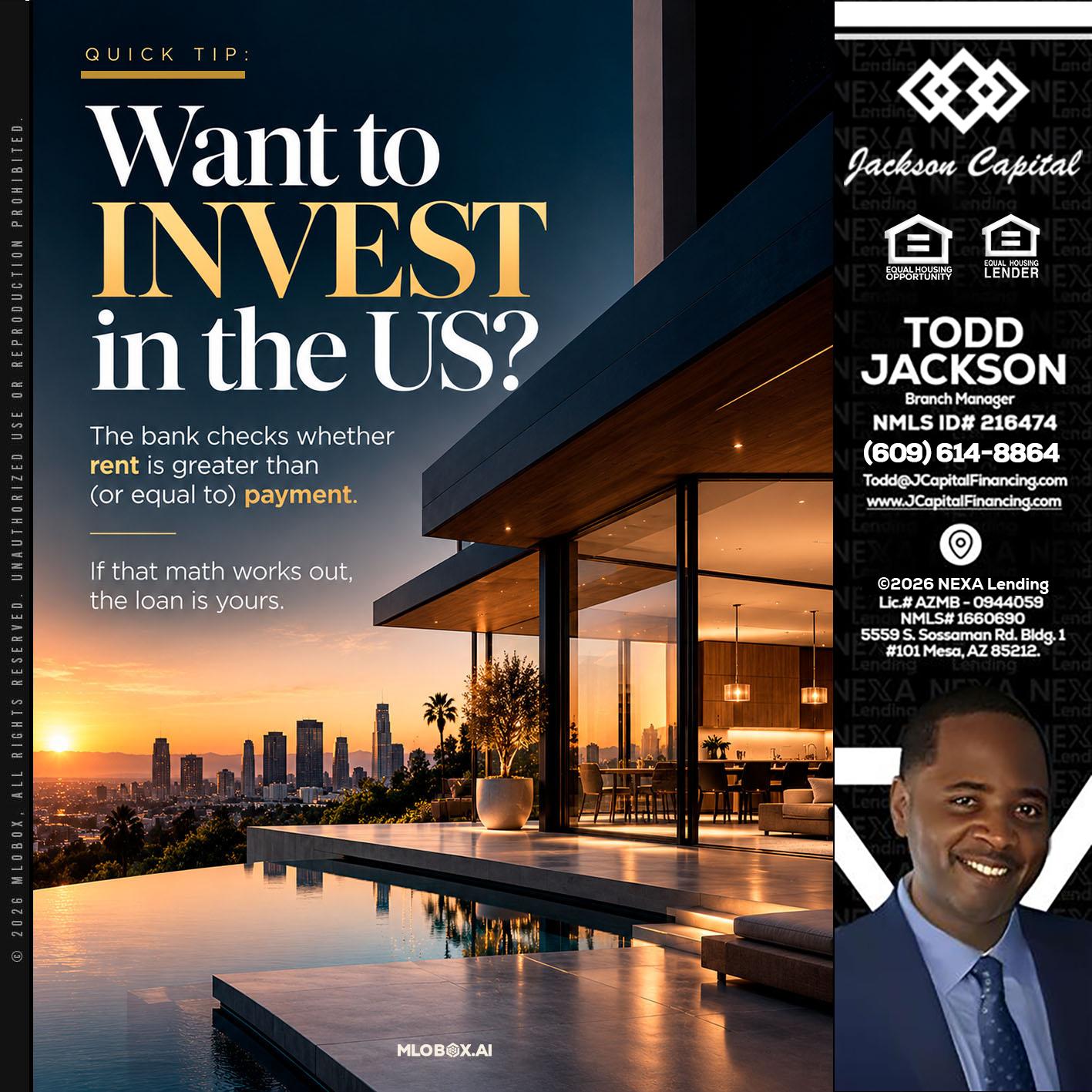 QUICK TIP - Jackson Capital -Branch Manager
